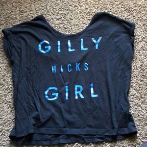 Hilly Hicks V cut crop top